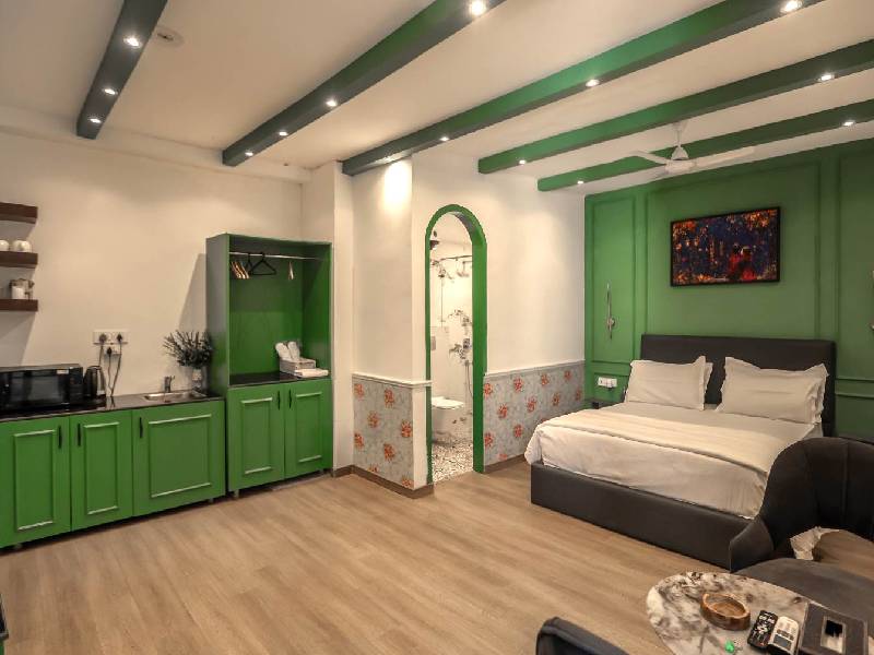 Homestay near Qutub Minar - room interior at Casa Inali, Hauz Khas