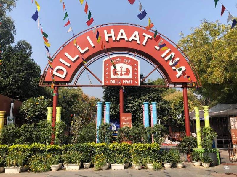 Dilli Haat, INA entrance gate near Casa Inali in Hauz Khas